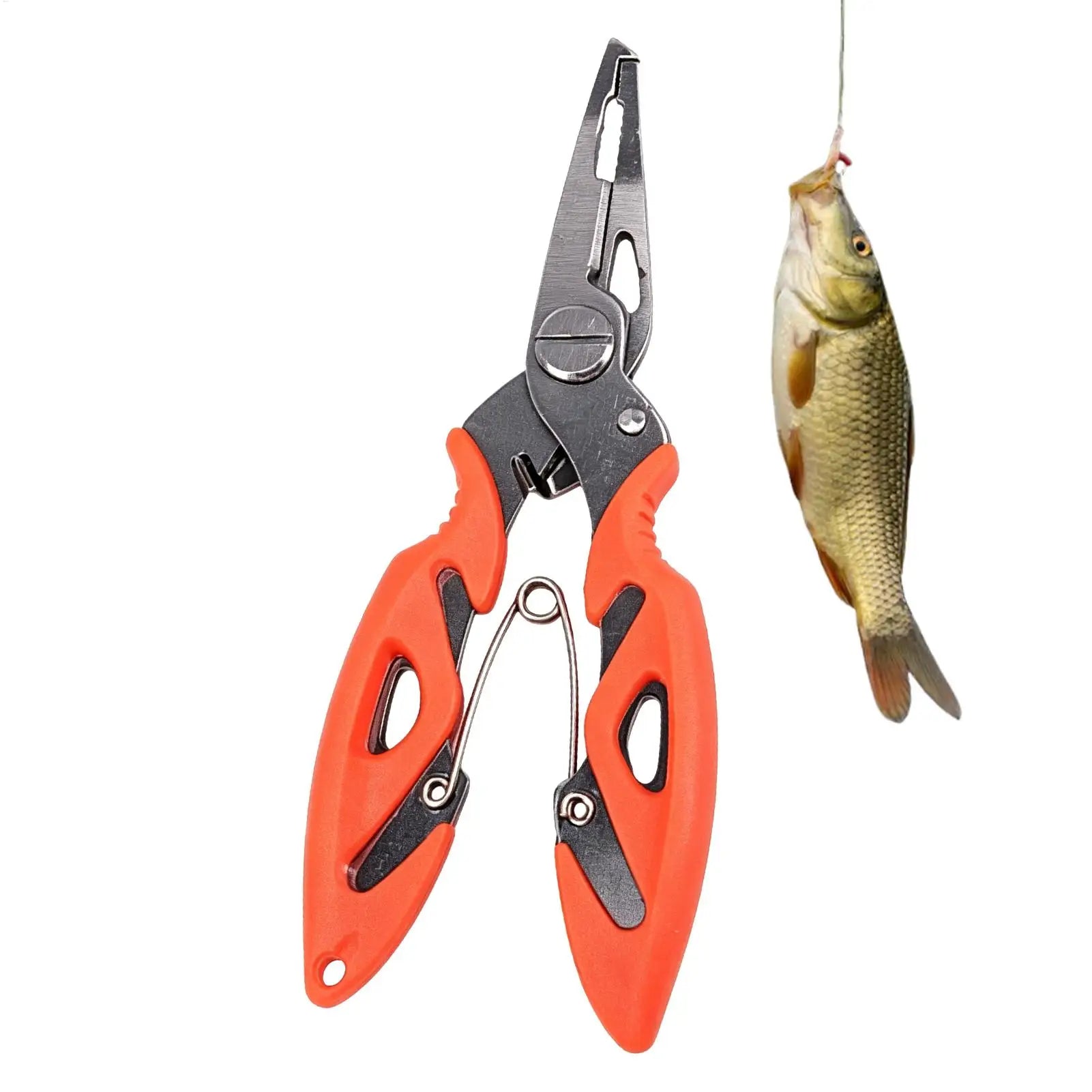 Pliers for Fishing Bent Nose Angling Lure Remover Fishing Lure Pliers Stainless steel curved-nose fishing pliers lure pliers Oasis Select