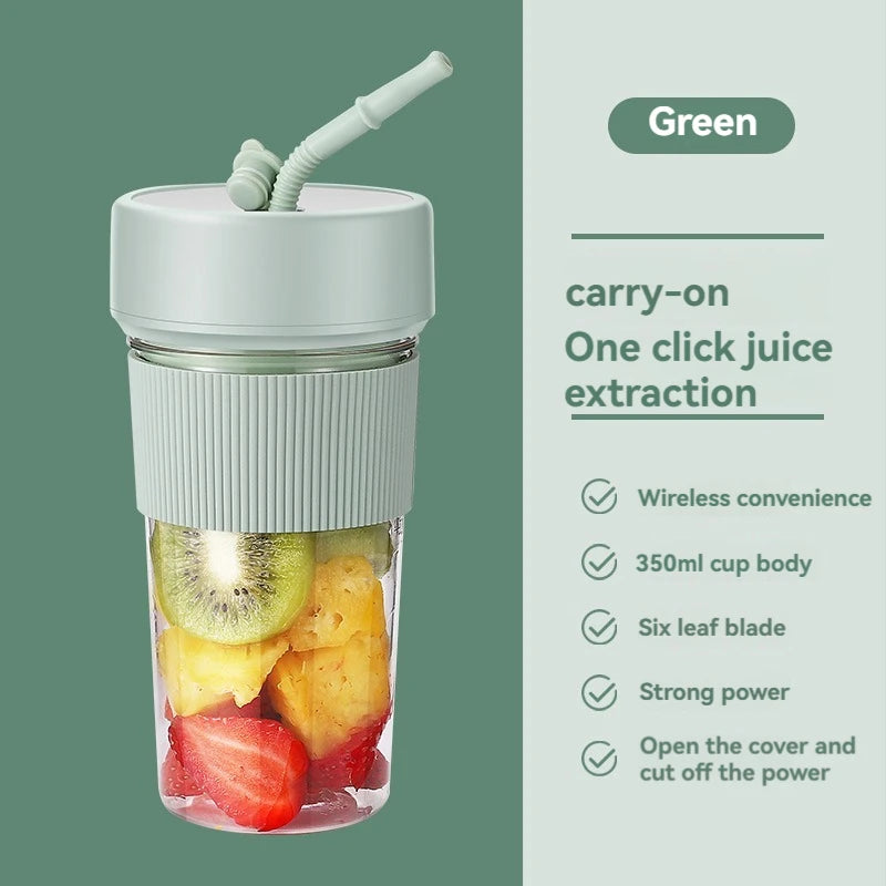 Wireless Mini Portable Blender Bottle – Smoothie & Juice Mixer