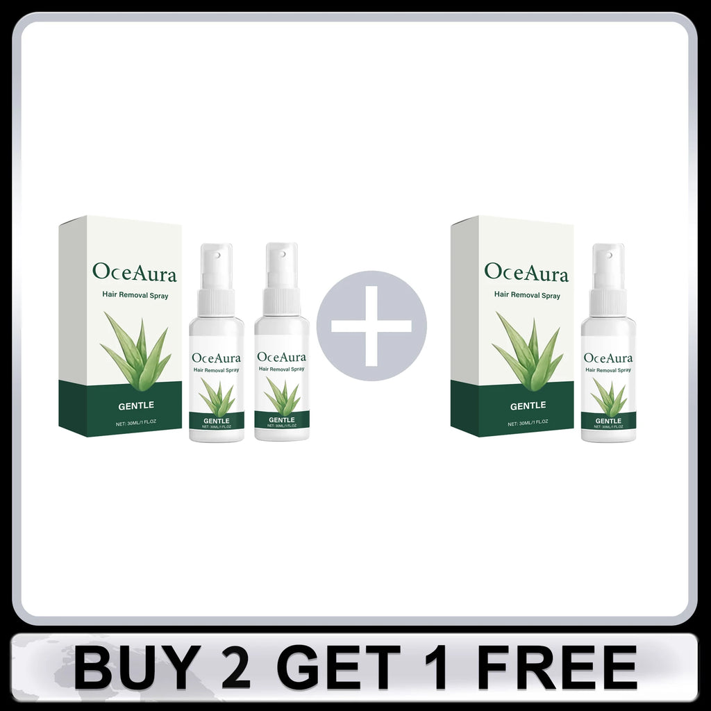 OceAura Hair Removal Spray for Women – Gentle Mist, 30ml