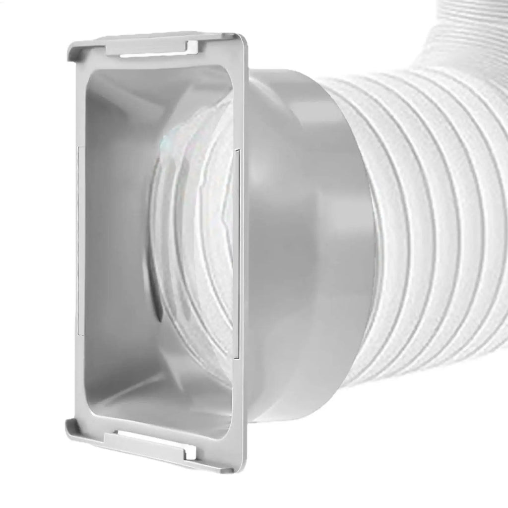 Air Conditioner Exhaust Hose Coupler Secure Fit Connector 5.9 Inch Exhaust Hose Square Coupler for Apartment Dwellers Small Oasis Select