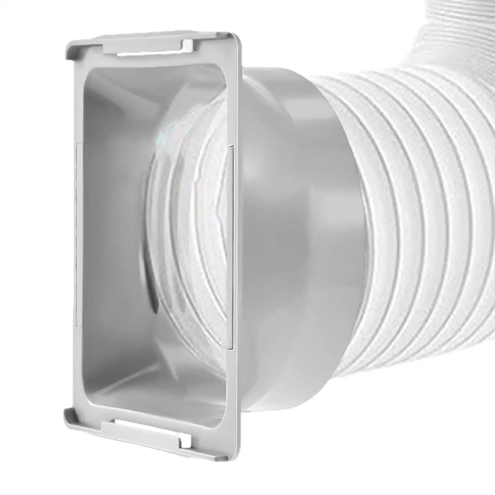 Air Conditioner Exhaust Hose Coupler Secure Fit Connector 5.9 Inch Exhaust Hose Square Coupler for Apartment Dwellers Small Oasis Select