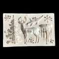 Mold Elk Shaped Silicone Mold Christmas Silicone DIY Epoxy Christmas Series Cake Baking Decoration Chocolate Mold Oasis Select A