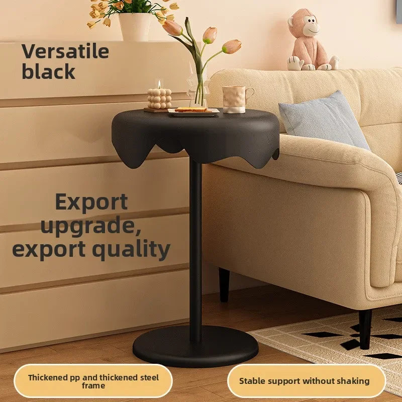 Multi-functional Small coffee table living room cream wind sofa edge table removable bedroom bedside table small round table Oasis Select