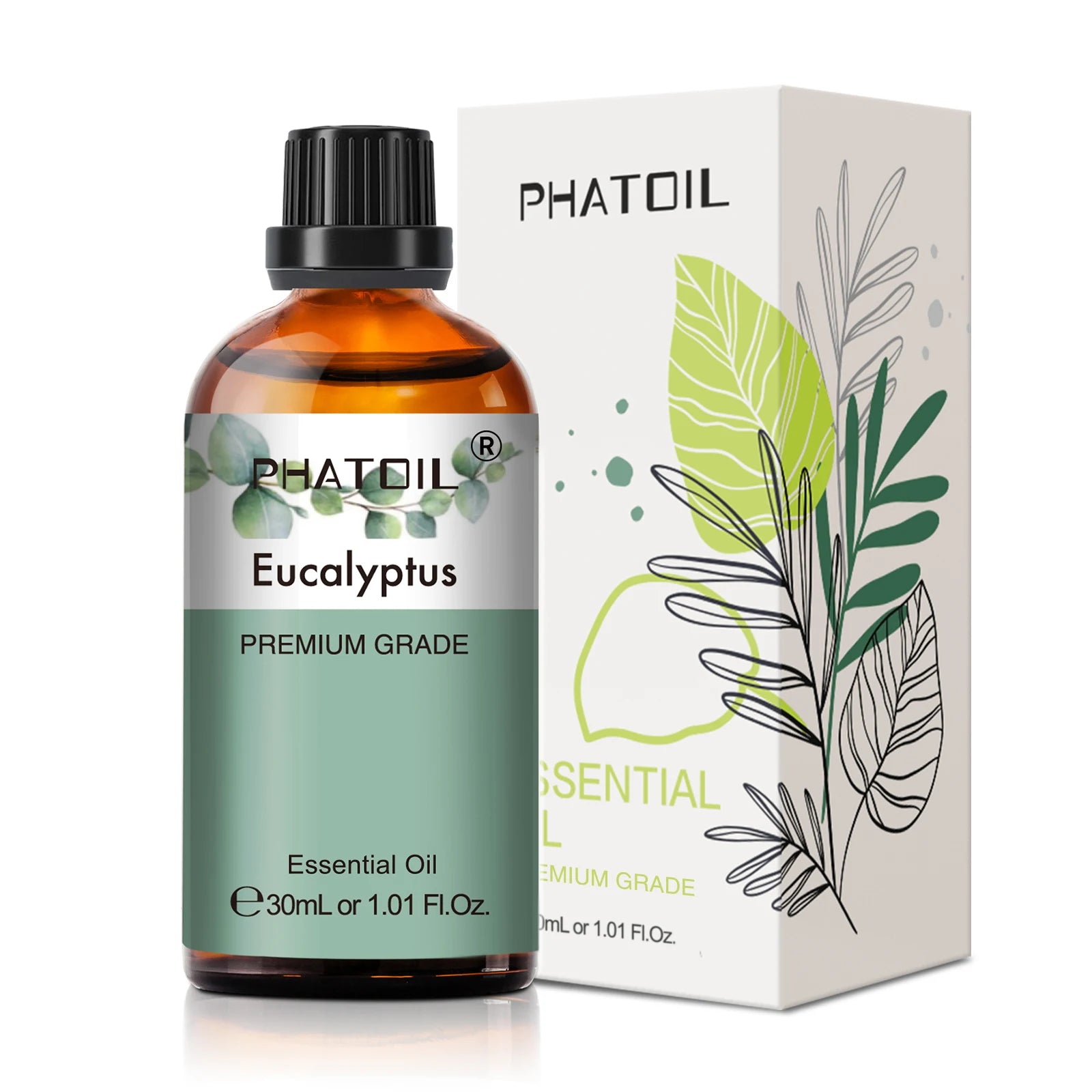 PHATOIL Pure Essential Oils 30ml | Aromatherapy Diffuser Set