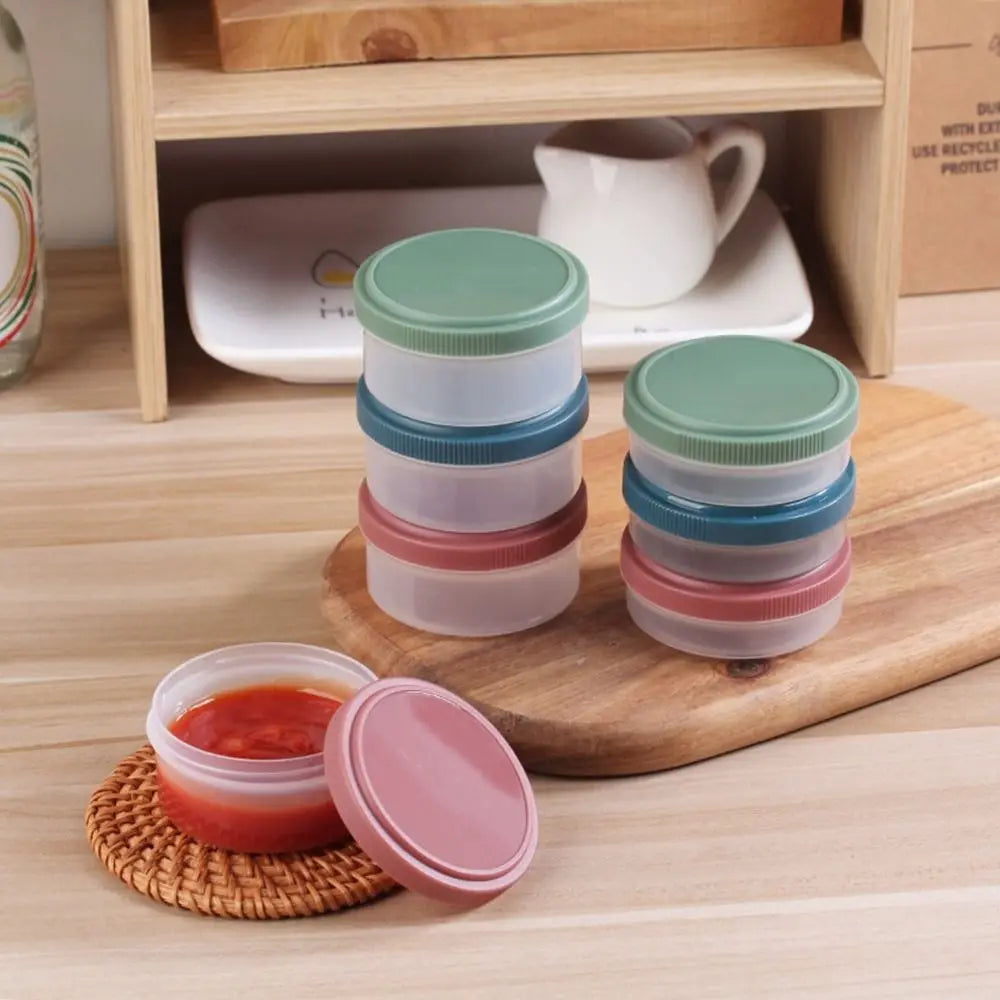 Mini Condiment Containers with Lids 50/75ml – Leak-Proof Condiment Container Oasis Select