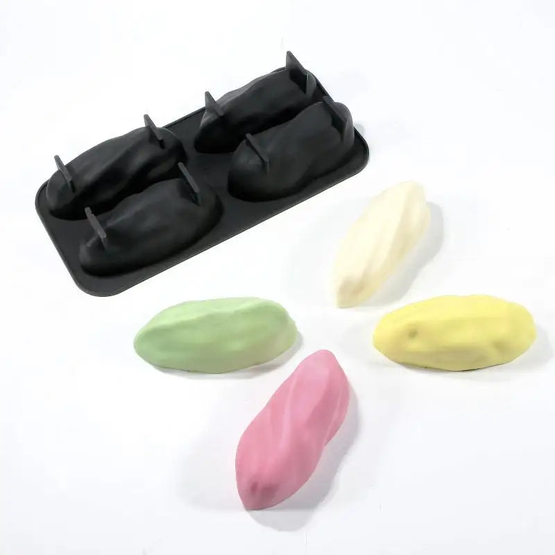 Silicone Pastry Baking Mold 4/12 Cavity Food Grade Non-Stick Reusable Mould for Pecan Nut Chocolate Dessert Making Oasis Select