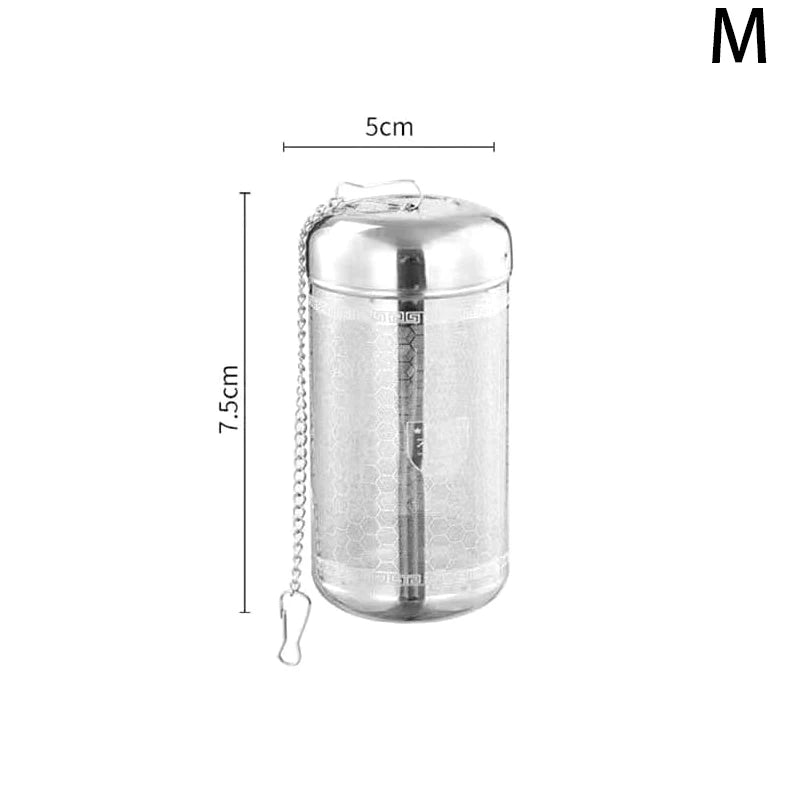 Stainless Steel Tea Infuser Tea Leaves Spice Seasoning Ball Strainer Teapot Fine Mesh Coffee Filter Teaware Kitchen Accessories Oasis Select M