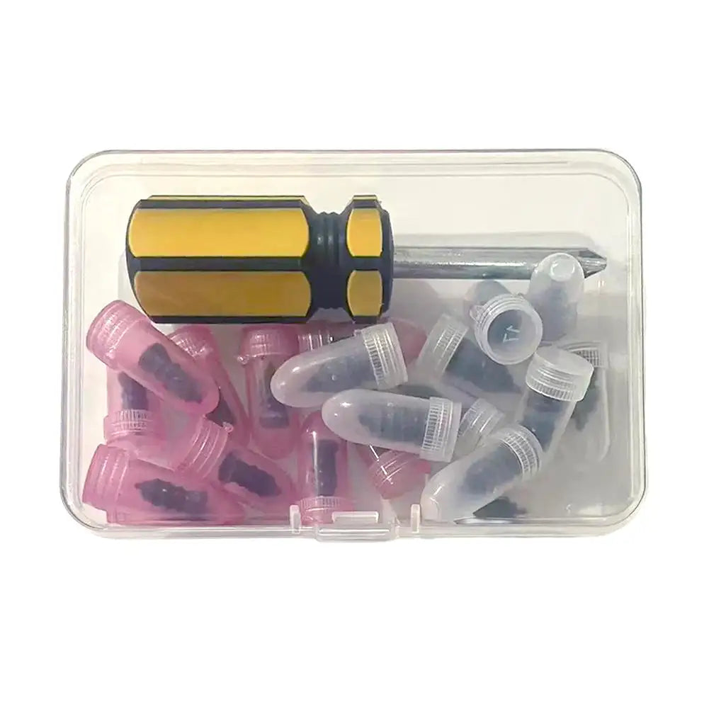 Tubeless Tire Repair Rubber Nail Kit – Car & Motorcycle 10/20PCS
