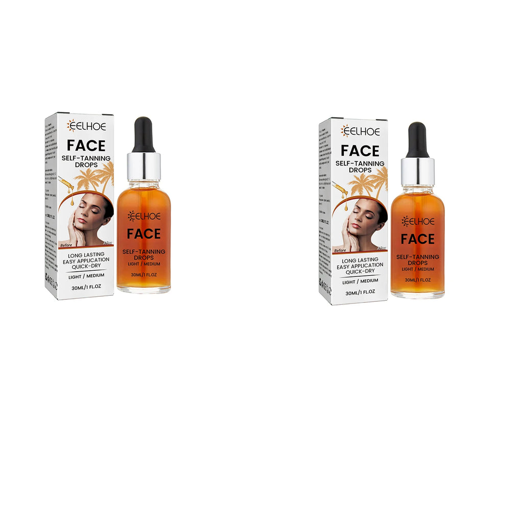 EELHOE Self Tanning Drops – Sunless Tan Serum Face & Body 30ml