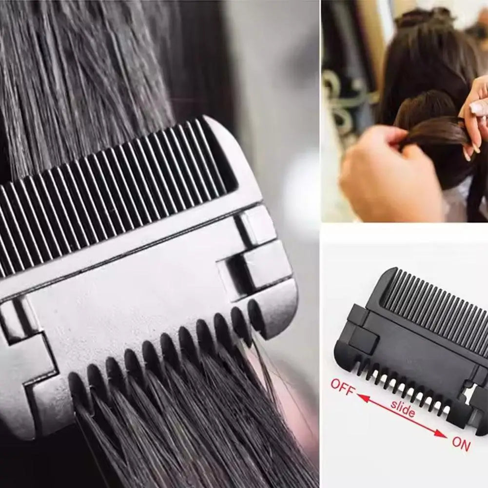 Double Sided Hair Thinner Trimmer Razor Comb Cutting Scissors Razor Comb for Trim & Thin Home Salon Home Haircut Styling Oasis Select
