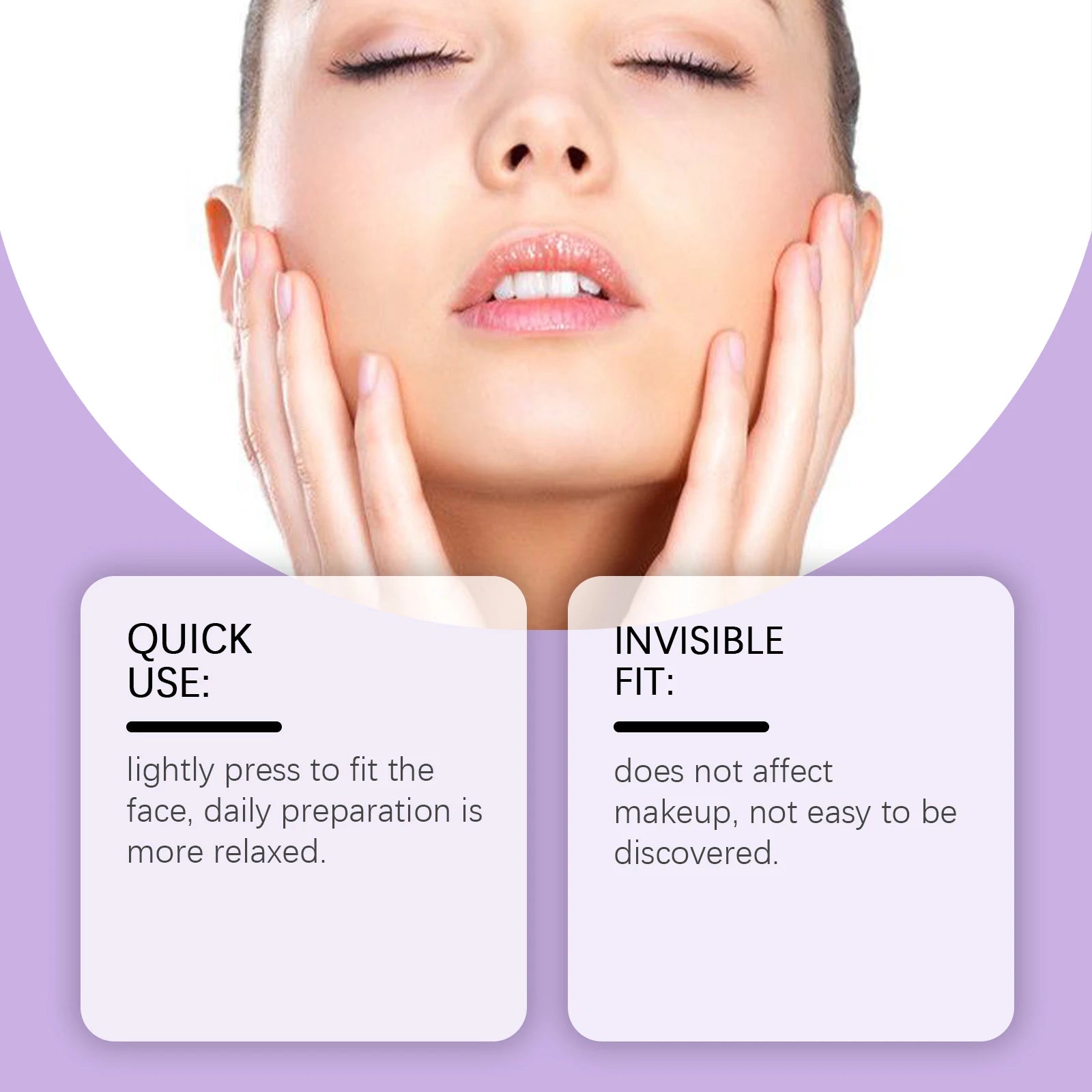 Invisible Firming Face Tape Moisturize Hyaluronics Acid Tighten Skin Remove Wrinkles Anti-Sagging Thin Face V-Face Lifting Patch Oasis Select