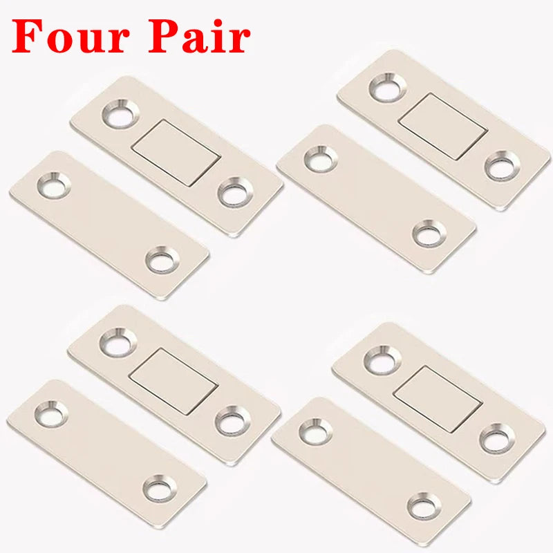 New Magnetic Cabinet Catches Ultra-Thin Door Magnets Stops Invisible Adhesive Drawer Catch Kitchen Closet Door Closer Soft-Catch Oasis Select 4