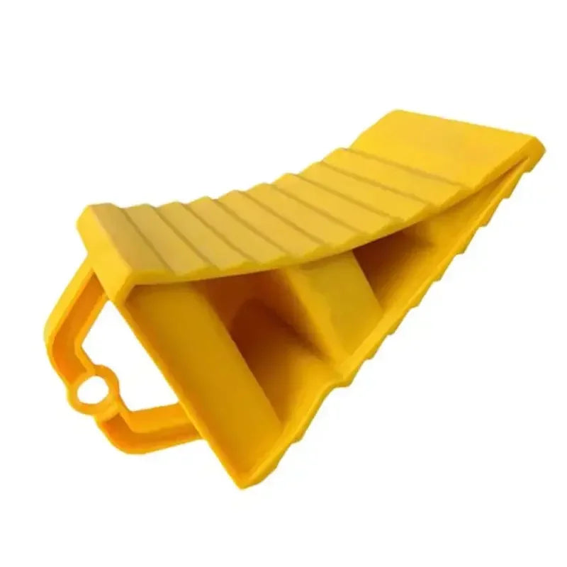 Car Trailer Wheel Chock Anti-slip Vehicle Truck Tire Stop Block with Handles Parking Wedges Car Stopper Wheel Alignment Block Oasis Select
