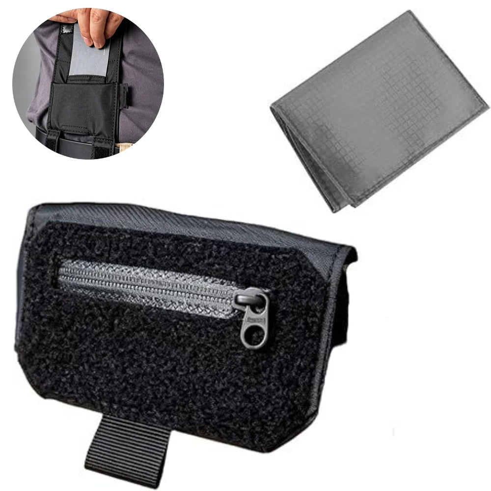 Slim Mini Hidden Belt Wallet Anti-Theft Undercover Waist Pack With Hidden Compartment Passport Card Document Pouch For Men Women Oasis Select
