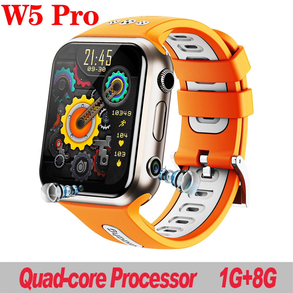 4G Smart Watch Kids GPS Positioning Dual Camera Smartwatch Student Clock Wifi Internet Boy Girl Video Calls 1+8/2+16 SIM Card Oasis Select W5Pro-SLORS-8G standard