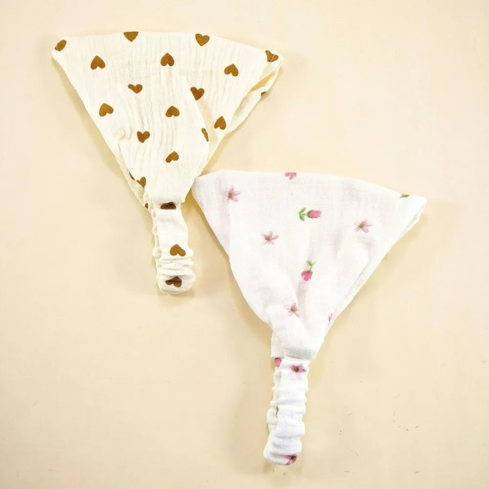 Cute Cotton Headband Soft Breathable Infant Headwear adjustable Solid Color Toddler Turban Baby Girls Boys Oasis Select