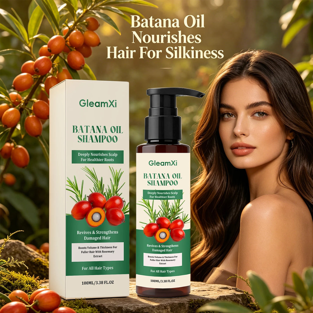 Batana Oil Shampoo with Rosemary Anti-Breakage Repair Split Ends Damaged Hair Oil Control Volumizing Shampoo for Dry Hair Oasis Select