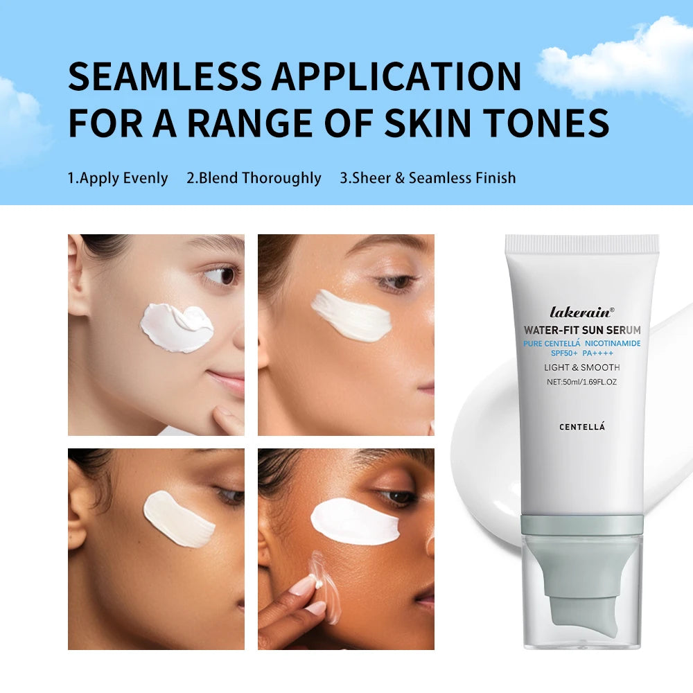 SPF50 Facial Centella Sunscreen Protector Solar Sunblock Skin Whitening Cream Korean Moisturizing Protector New Care Body Oasis Select