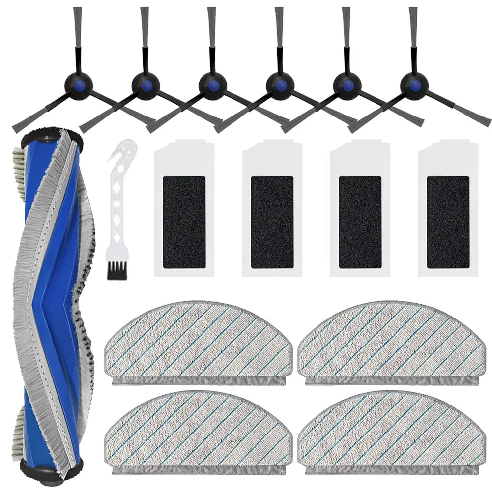 16 Pack Robot Vacuum Accessories For ECOVACS For DEEBOT N20 & For Yeedi For C12 Oasis Select 1set