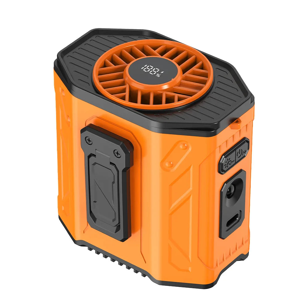 Portable Wearable Neck & Waist Fan | Rechargeable Hands-Free