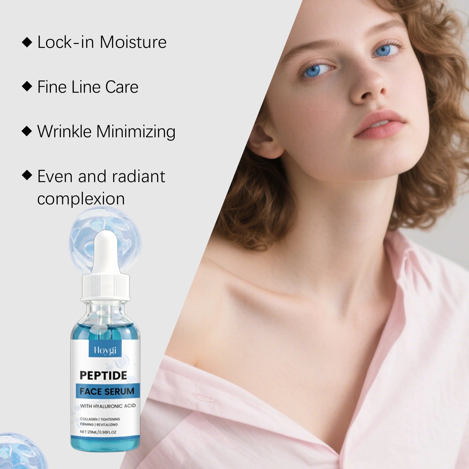 Copper Peptide Hydrating Face Serum – Moisturizing Essence Face Serum Oasis Select