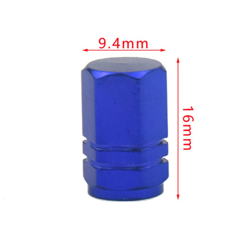 Car Tire Valves Caps Universal Air Caps Cover Aluminum Alloy Tire Valves Stem Caps for Cars SUVs Trucks Motorcycles Bicycles Oasis Select
