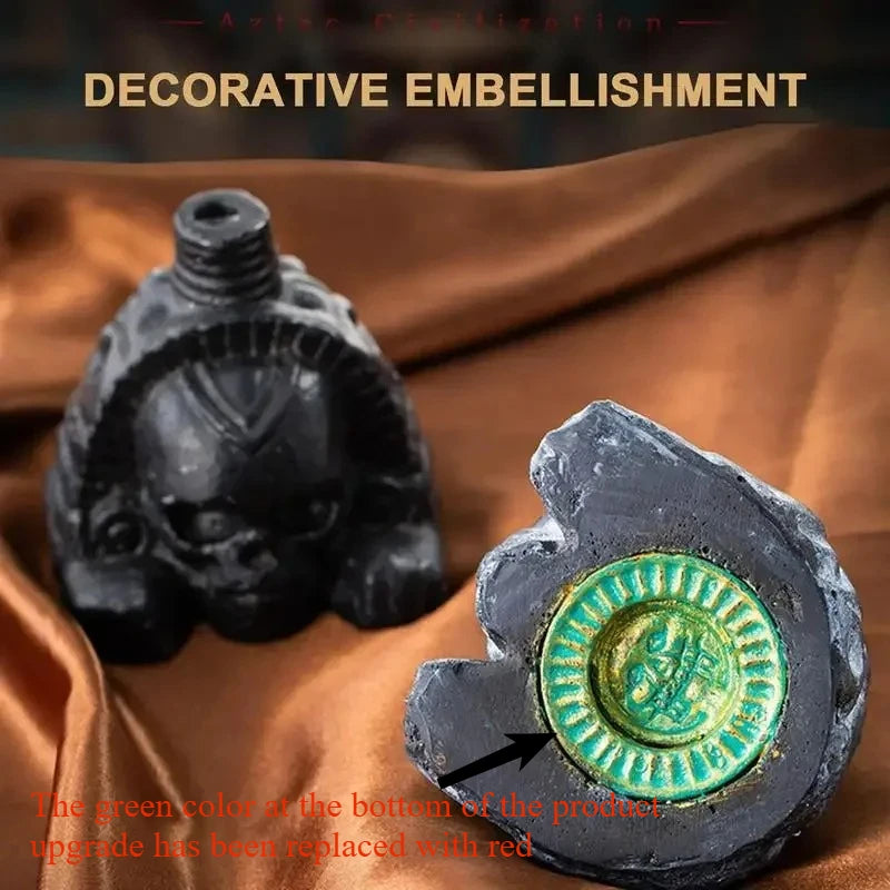 Aztec Death Whistle Spookys Aztec Scary Death Whistle Ghost War Whistle Skull Head Toy Party Noise Prop Resin Halloween Toy Gift Oasis Select