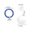 2Pcs Fish Training Ring Suction Cup Fish Tank Feeding Ring Fish Tail Toy Betta Training Circle Fish Tank Decorative Enrichment Oasis Select Blue 2Pcs