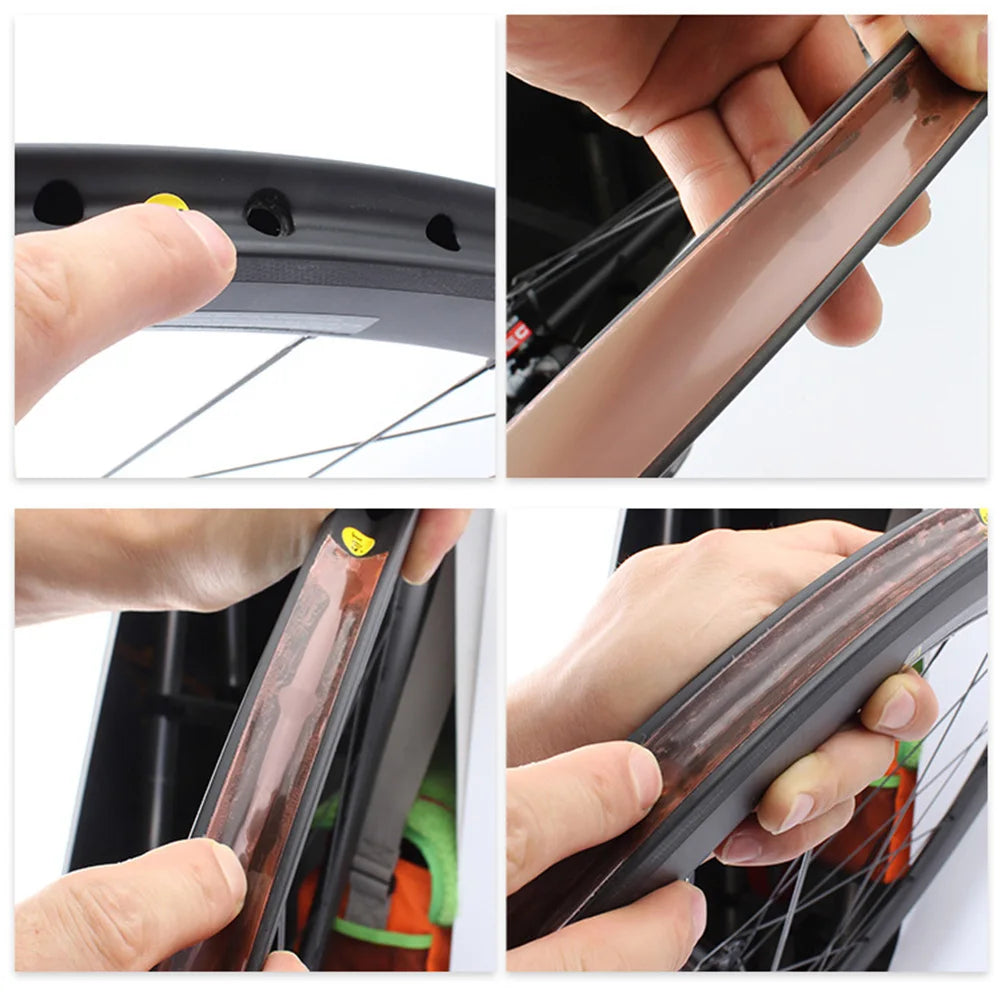 Tube Tire Double-sided Adhesive Tape Tubular Rim Tapes Bicycle Repair Tools Tire Tubular Adhesive Glue Tapes 5m Repair Parts Oasis Select