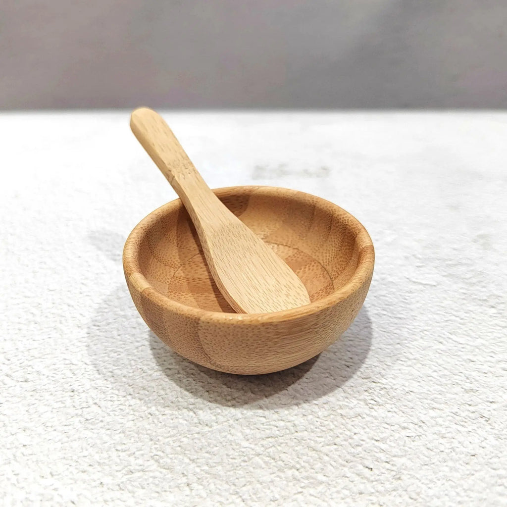 Bamboo Face Mask Kit – 3-Piece Mixing Bowl, Spoon & Spatula