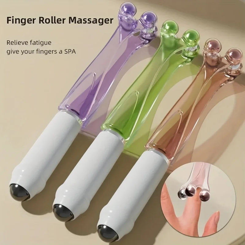 Handheld Finger Joint Acupoint Massager Rollers Hand Acupuncture Points Massagei Relaxation Blood Circulation Massage Tool SB4 Oasis Select
