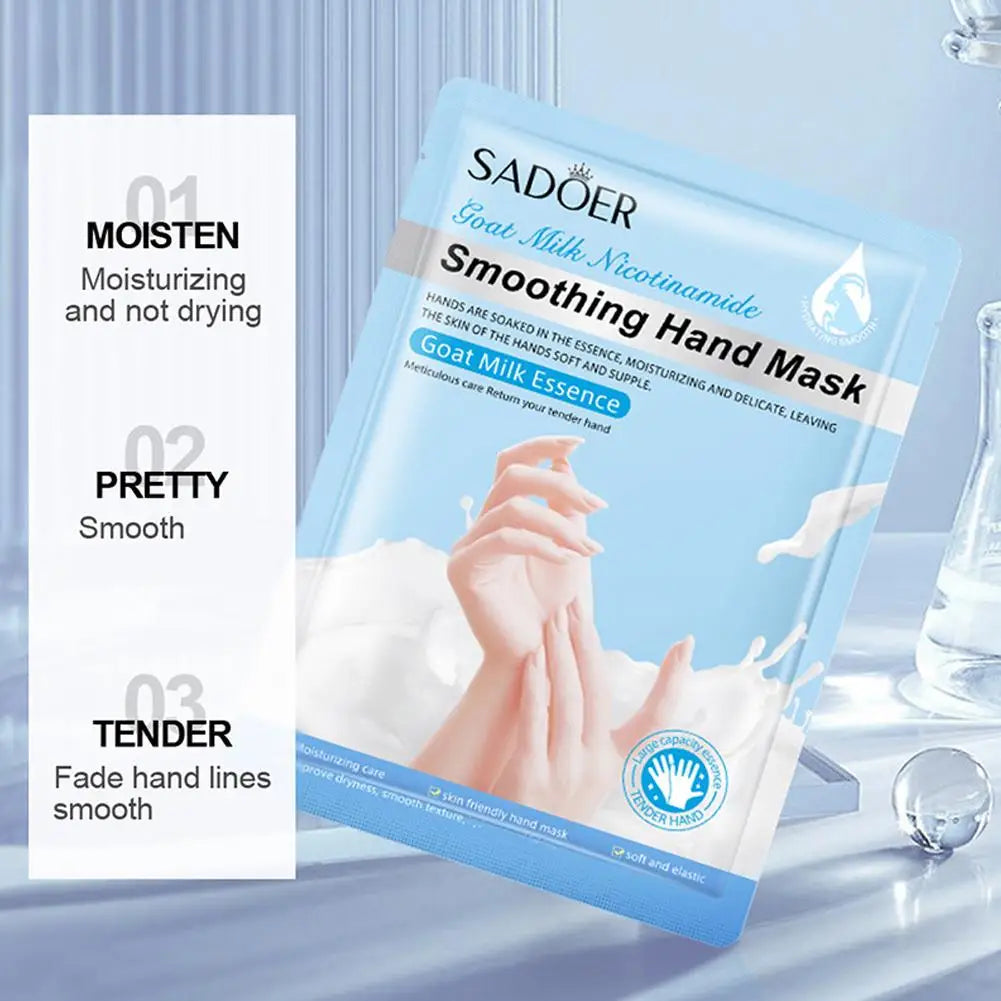 1/5PCS Hydrating Hand Mask Gloves, Moisturizing Gloves Overnight for Dry Cracked Hands With Rose Extracts Daily Hand Care Masks Oasis Select