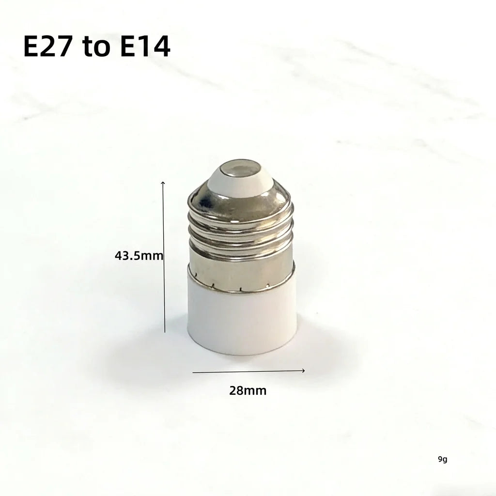 Lamp Holder Converter Compatible Socket Adapter E27 To E14 Converter Insulating B22 To E27 Adapter For Living Room Study Bedroom Oasis Select E27 to E14