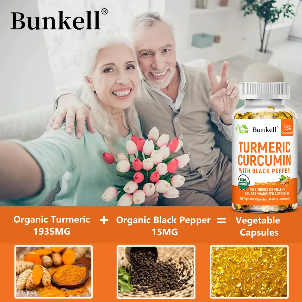 Turmeric Curcumin 95% Curcuminoids Black Pepper & Ginger Herbal Supplement Oasis Select