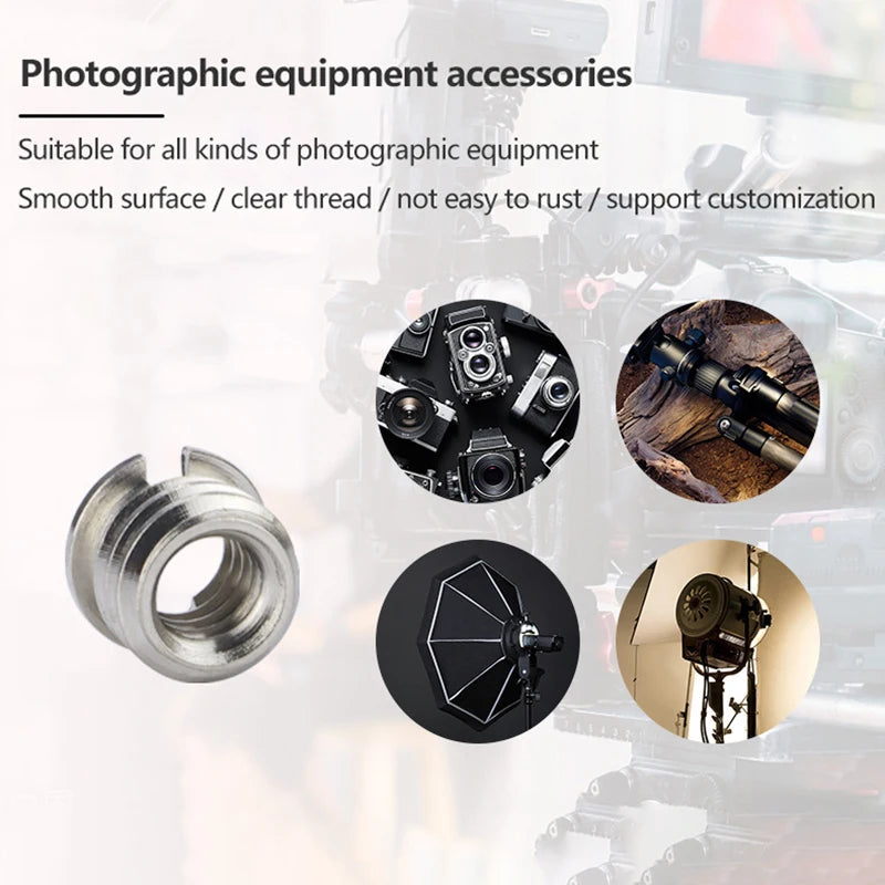 1/4 to 3/8" Camera Tripod Adapter Screw – Universal DSLR Mount