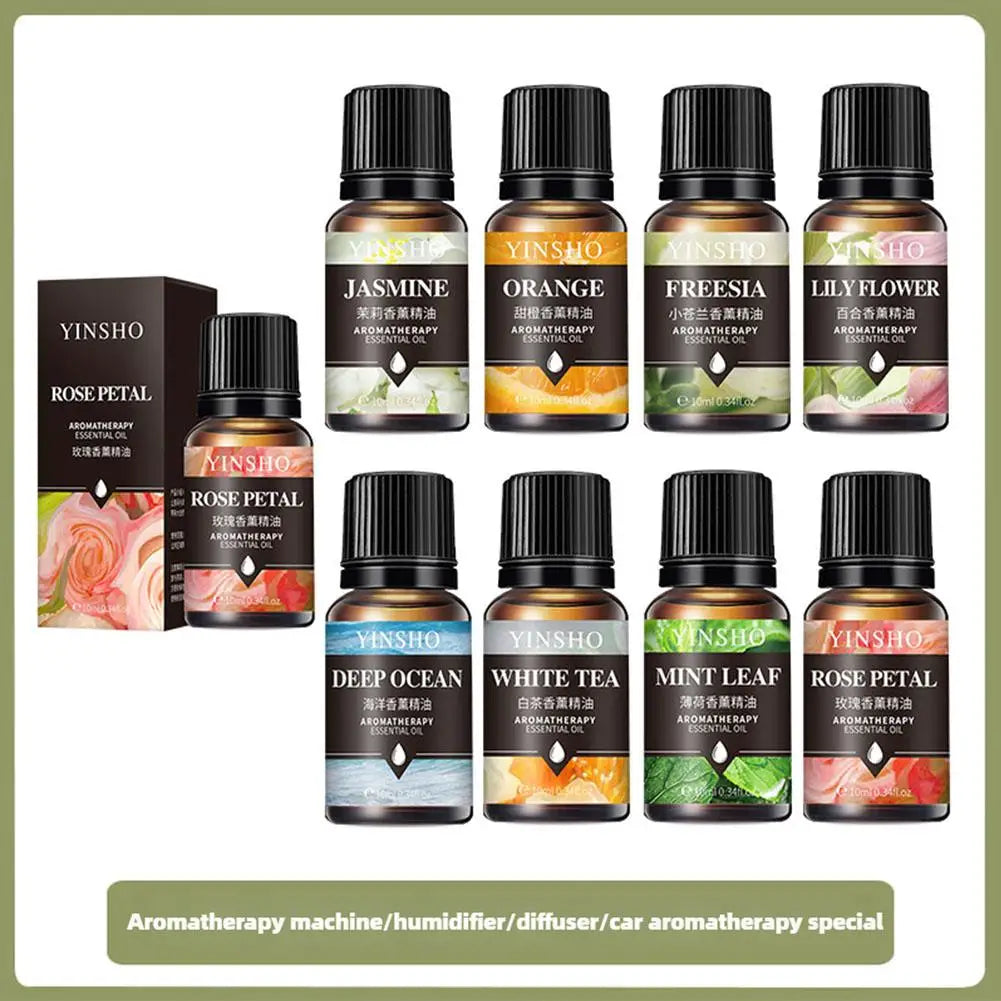 2025 NEW 10ml Essential Oils For Aroma Diffuser AirHumidifier Home Water-soluble Lavender Car Air Fresheners Perfume Refill Oasis Select