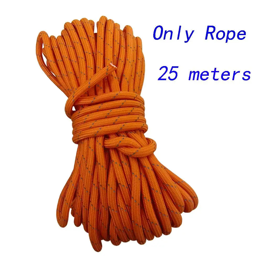 Water Rescue Rope Reflective Floating Line with 304 SS Hook Boat Kayak Pool Emergency High Visibility Lifeguard SafetyThrow Rope Oasis Select Orange 25M