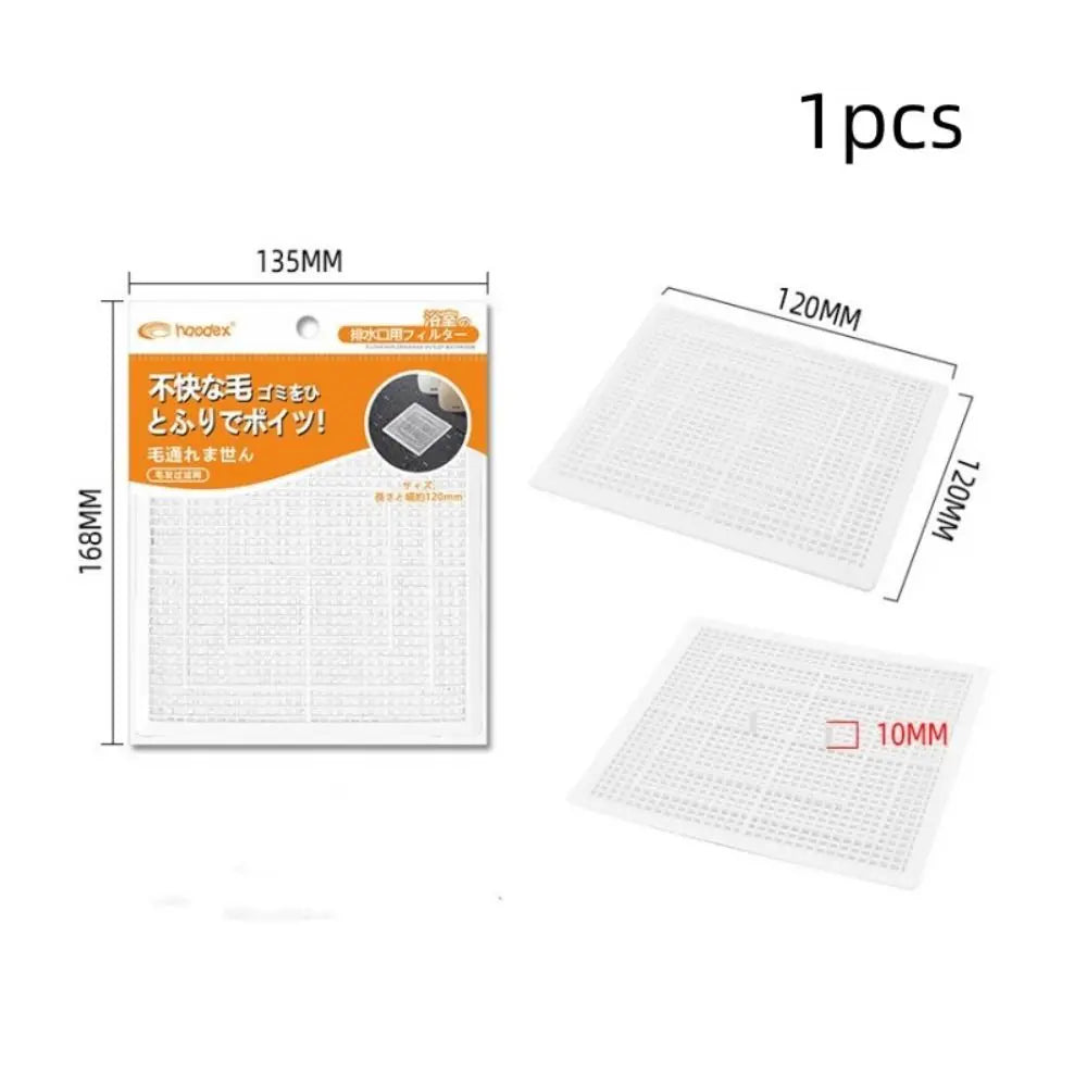 1 Pcs Anti-clogging Sink Filter Mesh Heat-resistant Strainer Net Cover Multifunctional Plastic Sink Strainer Net Kitchen Oasis Select WHITE