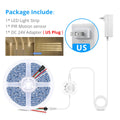 Interesting Water Flow Chasing Tape Horse Race Pixels Design LED Strip Light 24V for Stair Corridor Entrance Door Night Lighting Oasis Select 5M Neutral White US