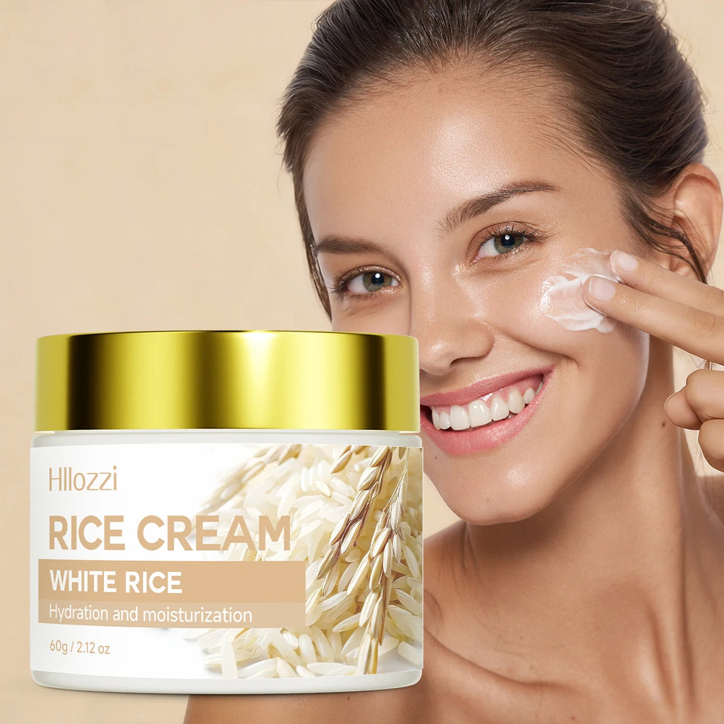 Rice Face Cream Naturally Moisturizes the Skin, Deeply Cleanses, and Has a Cooling Effect; Suitable for All Skin Types. Oasis Select Rice face cream 60g