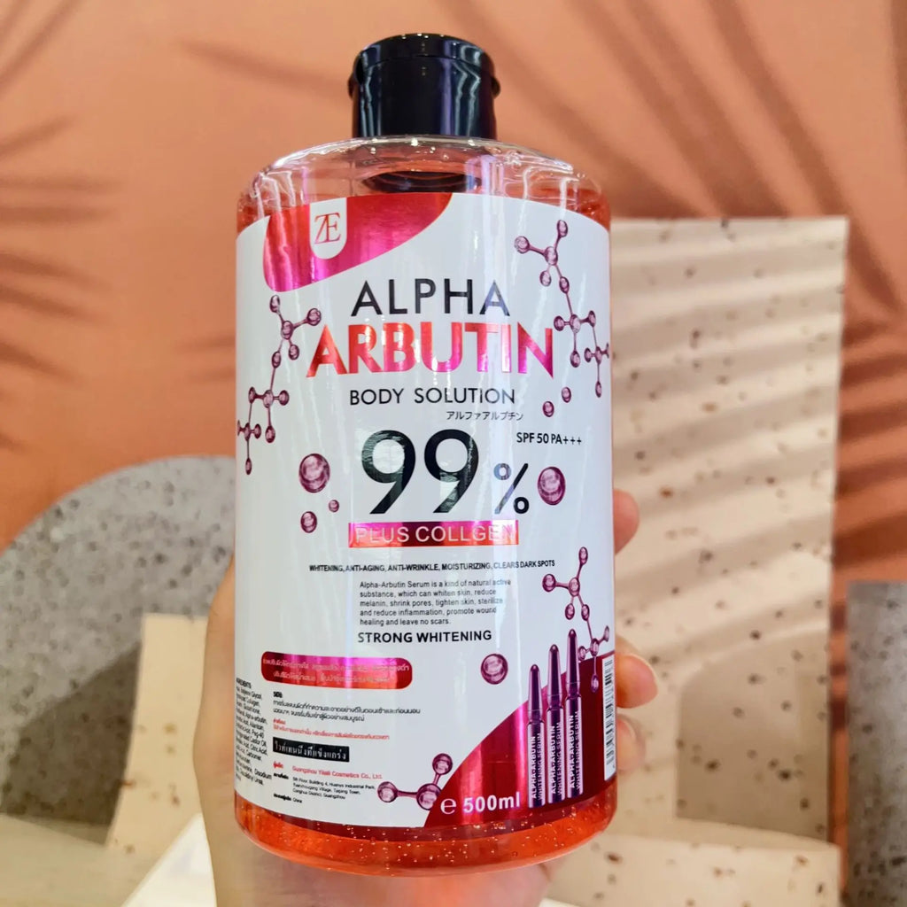500ml AHA Body and Face Serum Water Moisturizing and Smoothing Facial Skin Arbutin Body Essence Water Oasis Select 500ml-Arbutin
