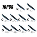 10PCS Finger Surfboard Mini Fingertip Surfboard Toys Surf Wind Mini Board Children's Toys Birthday Gift Novelty Toys Oasis Select Blue-10PCS