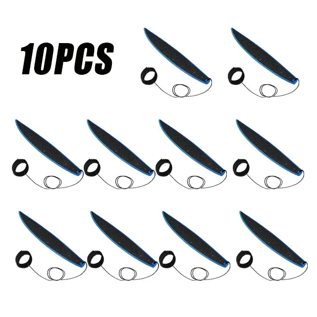 10PCS Finger Surfboard Mini Fingertip Surfboard Toys Surf Wind Mini Board Children's Toys Birthday Gift Novelty Toys Oasis Select Blue-10PCS