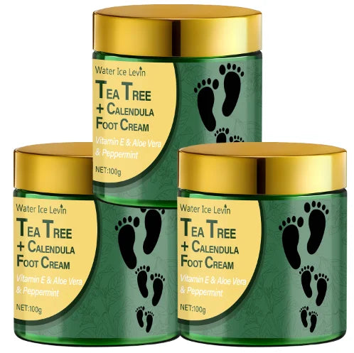 Tea Tree & Calendula Foot Cream – Vitamin E & Aloe Vera 100g Foot Cream Oasis Select army green 100g