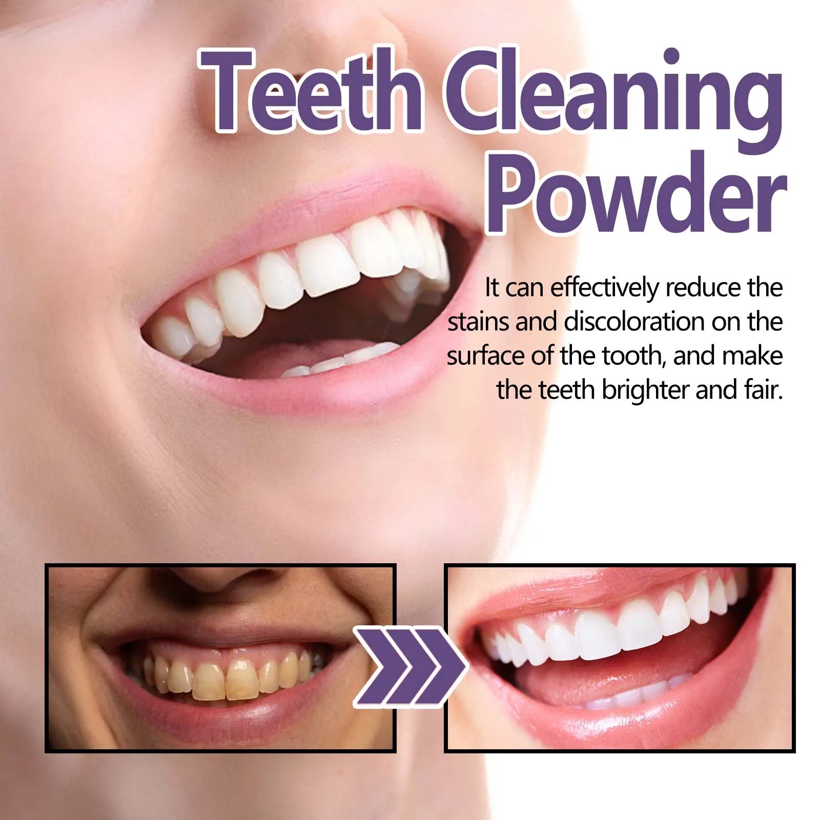 Purple Tooth Cleaning Powder – Whiten, Freshen & Clean Tooth Cleaning Powder Oasis Select