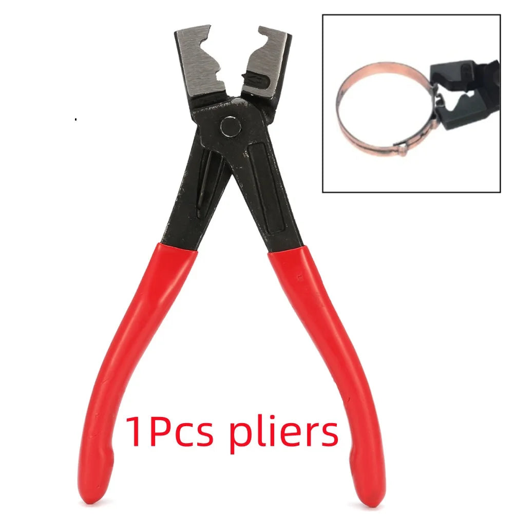 130-Pc Stainless Steel Hose Clamps & Crimping Pliers Kit Hose Clamp Kit Oasis Select 1PCS pliers 130PCS c