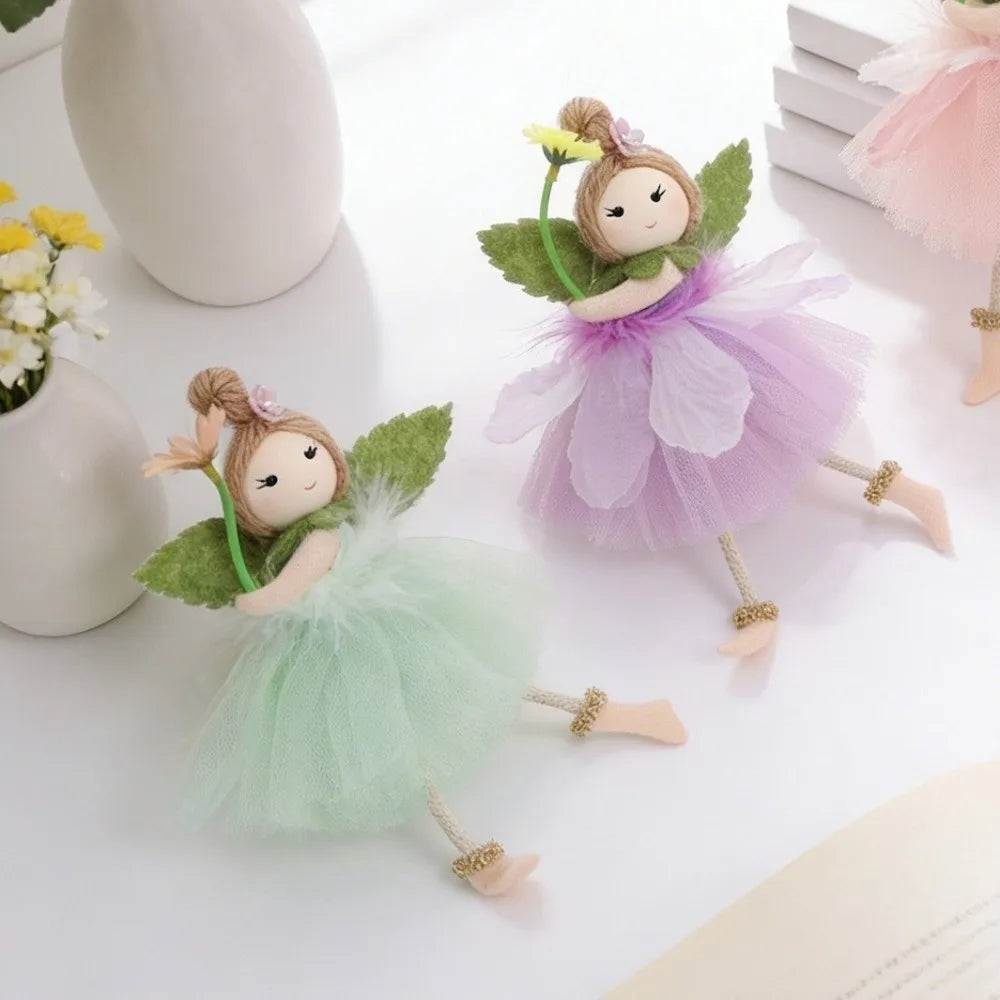 Flower Fairy Ornament Pendant – Handmade Spring Easter Decor