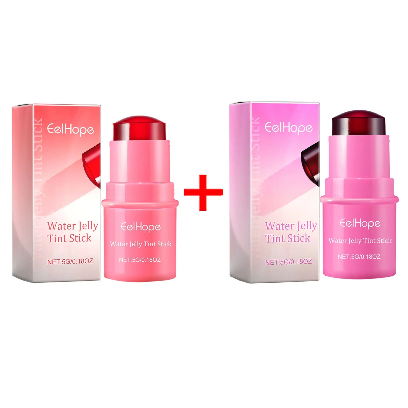 Eelhope 3-in-1 Milk Jelly Tint Blush & Lip Stick | Matte Finish Blush & Lip Tint Stick Oasis Select C and D