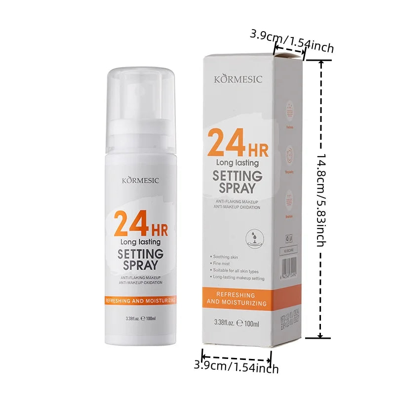 Kormesic 100ml Makeup Setting Spray – 24Hr Hydration & Radiance Makeup Setting Spray Oasis Select