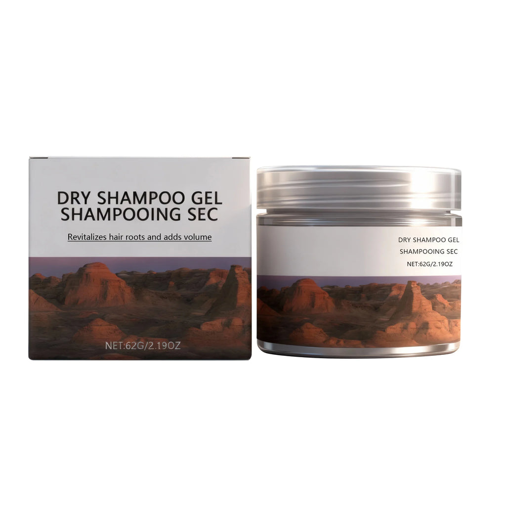 Coconut Oil Dry Shampoo Gel Add Hair Volume Natural Plump Fluffy Keep Hair Refreshing Convenient Use Non Greasy Hair Wash Gels Oasis Select 62g Boxed